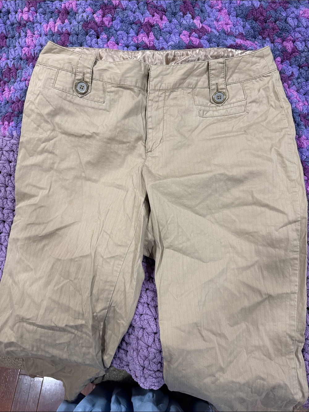 Venezia Khaki Boot Cut Pants